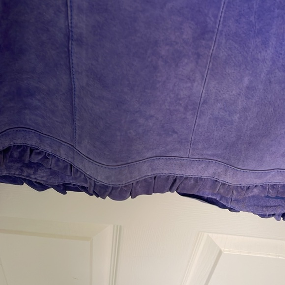 Women’s purple suede jacket - Picture 8 of 10